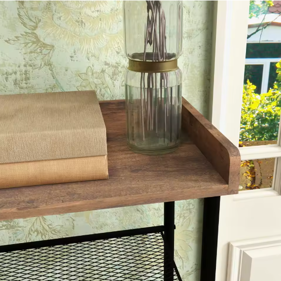 Porte-manteau avec étagères – Design industriel