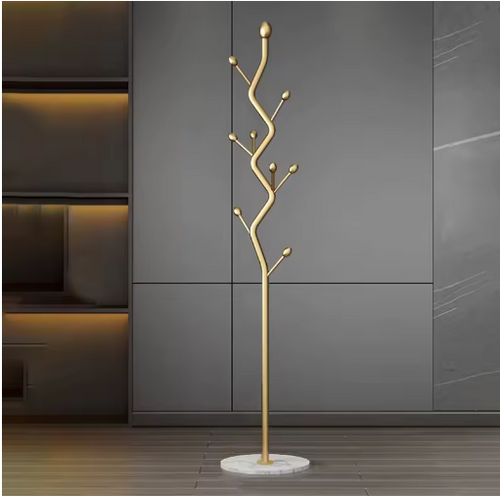 Porte-manteau arbre en métal au design minimaliste